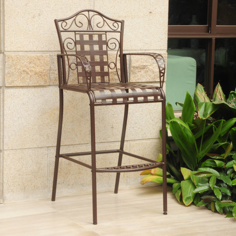 Apisan Metal Outdoor 28'' Bar Stool