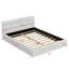 Lit plateforme en tissu d'ameublement-1040509340