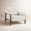 Fauteuil rembourré avec coussins et repose-pieds Ashford Hernandez Woodford-130062459