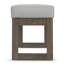 Banc de style contemporain avec repose-pieds Millwood