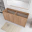 Base de meuble-lavabo autoportant de 60 pouces avec portes à fermeture douce et tablettes réglables-132794460