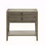 Table de chevet 1 tiroir - Gris vieilli