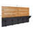 Samuels Rubberwood Accent Shelf with Hooks