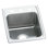 Lustertone 15" L x 22" W Drop-In Kitchen Sink