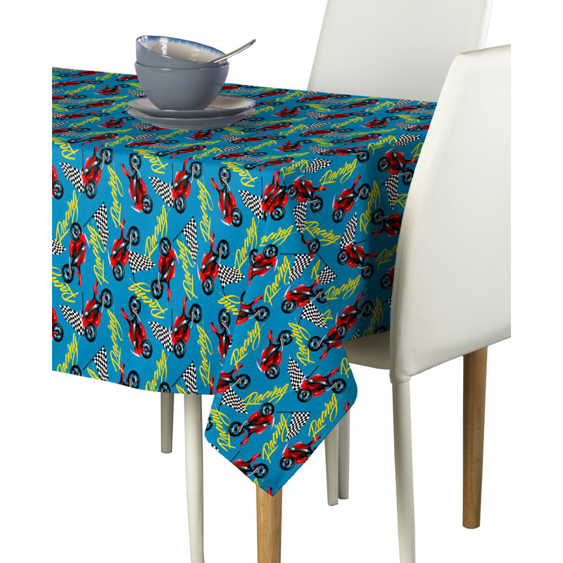 Kelvin Geometric Tablecloth, 120" x 60"
