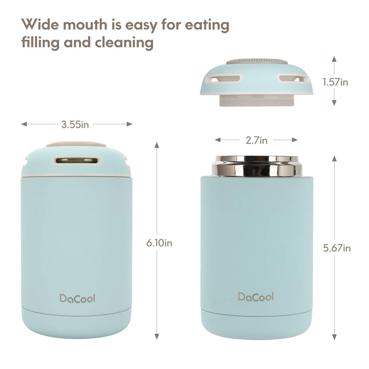 24 Hours Insulated Lunch Container for Food Vacuum Thermos Lunch Box Pot Keep  Hot Warm Cold