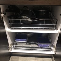 simplehuman Pull-Out Cabinet Organizer, Heavy-Gauge Steel Frame