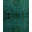 Overdyed One-of-a-Kind 4' 2" X 6' 3" Hand Knotted Area Rug