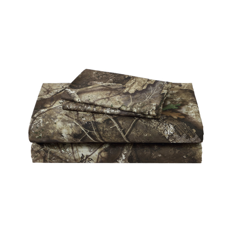 Realtree APX Twin Camo Microfiber Sheet Set