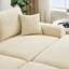 Canapé modulaire moderne, housses de coussin en velours côtelé 2 pièces, housses de canapé souples et extensibles avec coussins 2 pièces-106872801