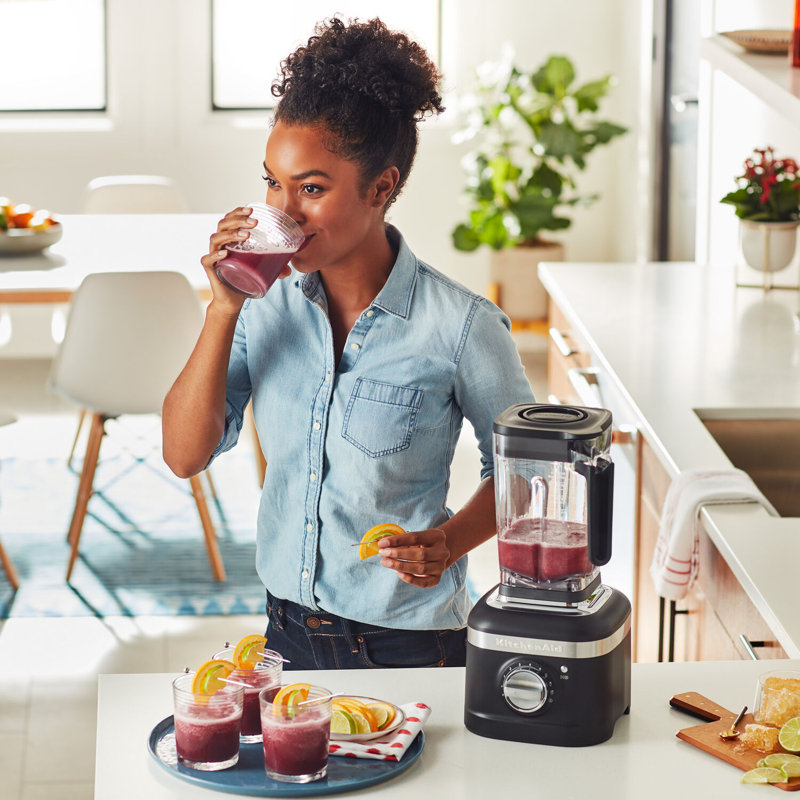 KitchenAid® K400 Variable Speed Blender with Tamper, Black Matte