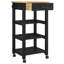 Solid Wood Bar Cart
