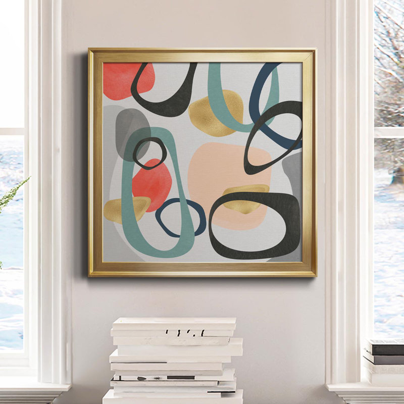 «Dessau I», reproduction de photo sur toile encadrée, H 34,5 po x l 34,5 po x P 1,5 po, Or