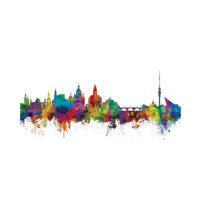 Dresden, Germany Skyline by Michael Tompsett - Wrapped Canvas Gallery-Wrapped Canvas Giclée