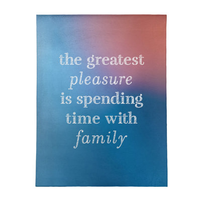 Tapis en chenille multicolore Quotes