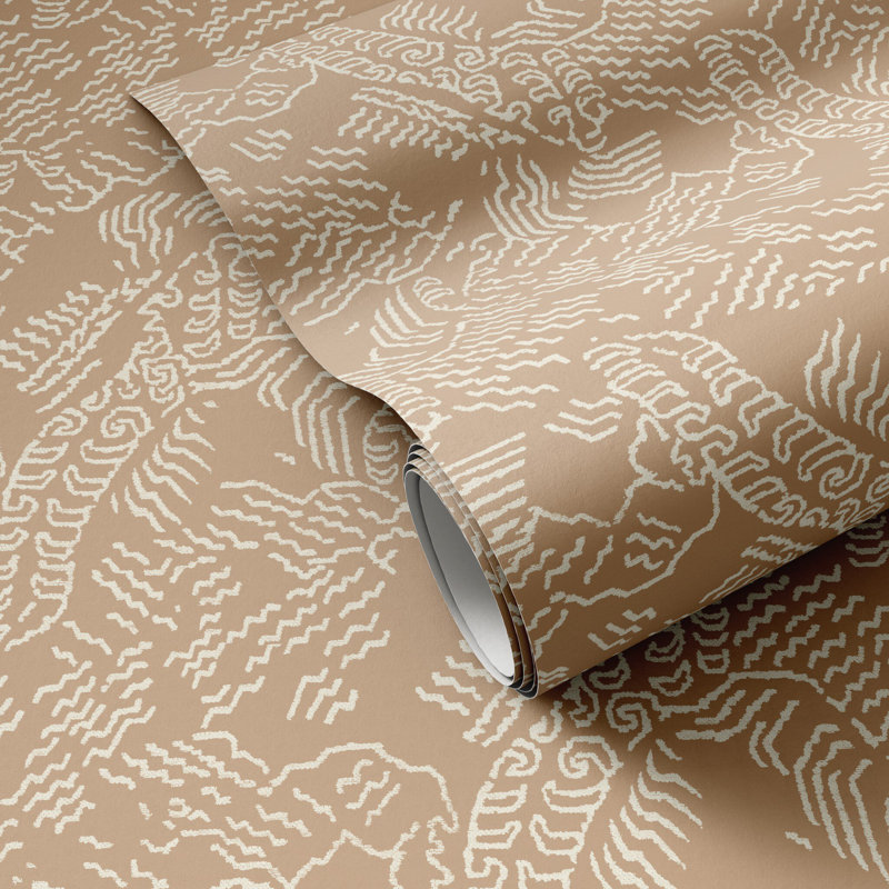 Balkan Wallpaper by FH Art Studio, 12"x8", Balkan Grey I