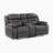 Jannali 74.5'' Traditional Microfiber Double Reclining Love Seat with Integrated Center Console, Plush Pillow Top Armrests-102305032