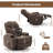 Heated Electric Recliner Chair for Adults,360 Swivel Rocker Recliner with Massage & Heat, Glider Rocking Chair for Living Room, Nursery,Plush Comfort-1560782974