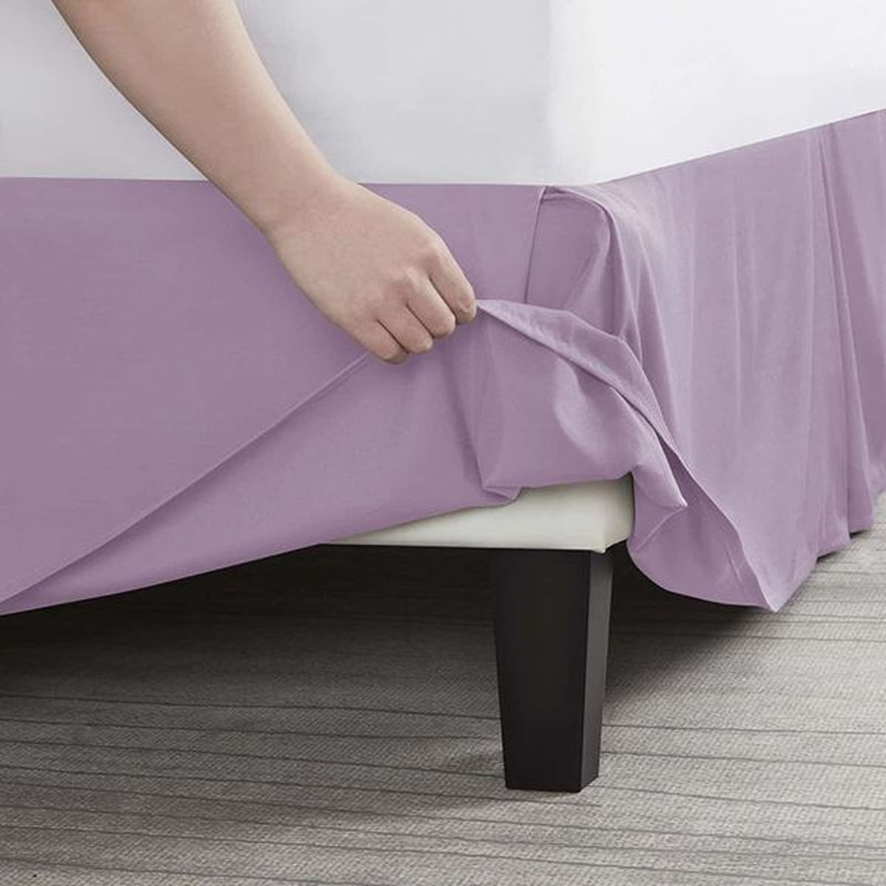Luxury Pleated 14" Bed Skirt, Lavender Dream, Full