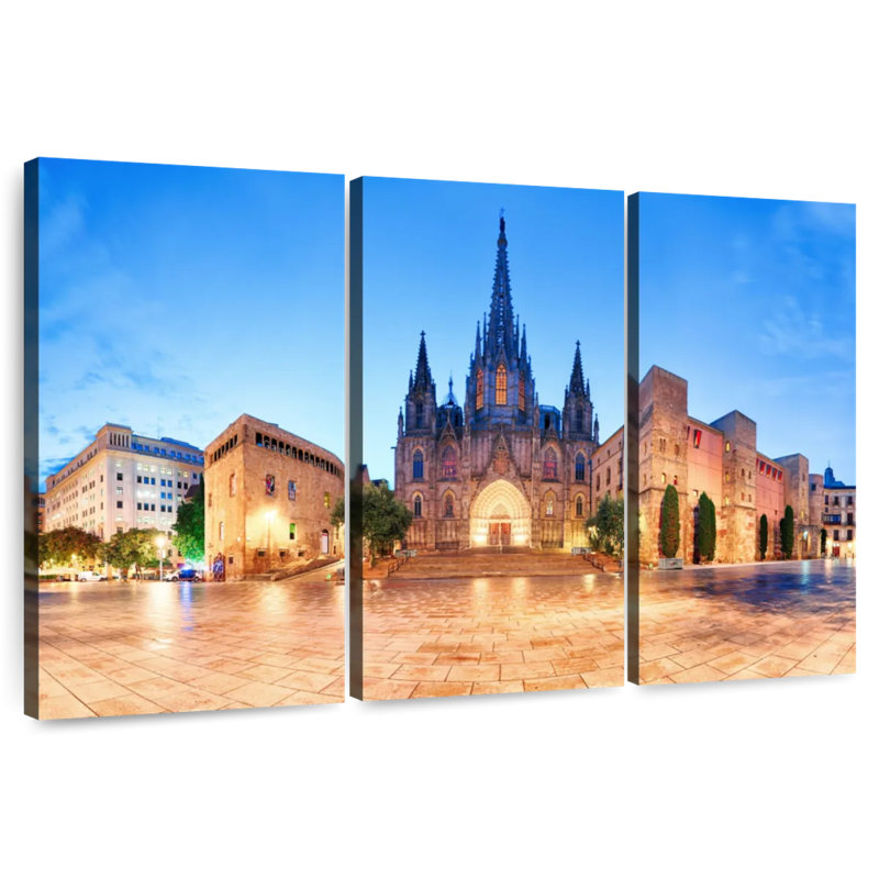 Barcelona Cathedral Lights