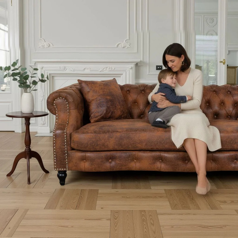 Mogadore 2 - Piece Living Room Set, Brown