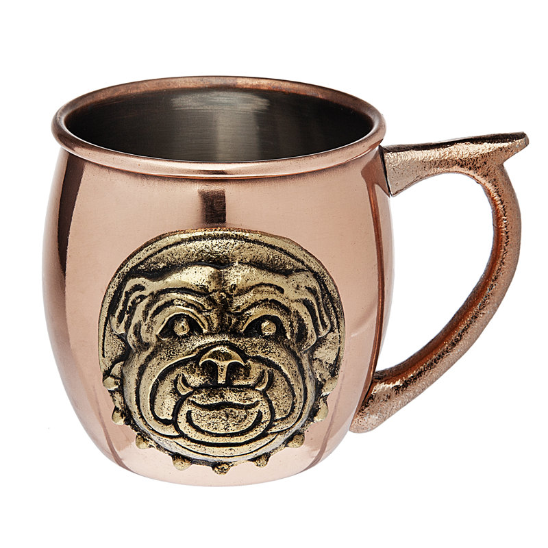 Bulldog 20 oz. Copper Moscow Mule Mug
