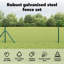 Vidaxl Hexagon Fence Steel-114622287-114622299