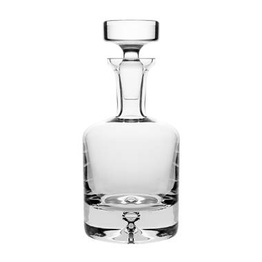 Arch base whiskey decanter in lead-free crystal - Terrestra