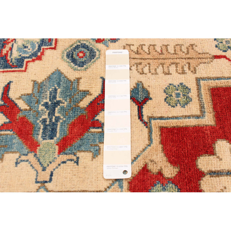 Tapis crème, rouge 4 pi 10 po x 6 pi 7 po Finest Ghazni