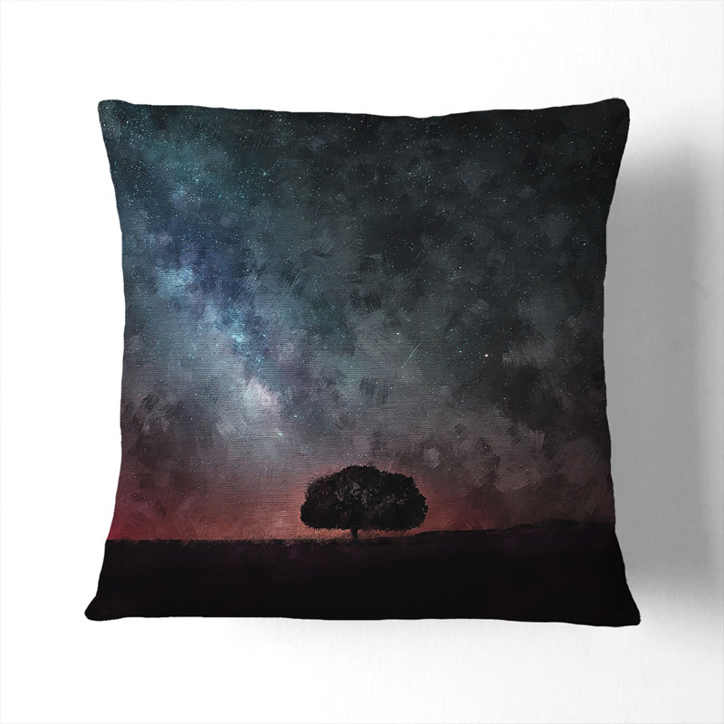 Square Cushion, Black, 40cm H x 40cm W x 15cm D