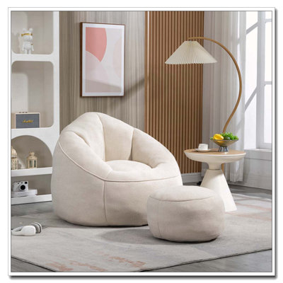 Fauteuil à billes avec rembourrage en mousse et fauteuil