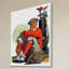 Reproduction sur toile tendue, "Golfeur Kept Waiting" par John E. Sheridan-15060807