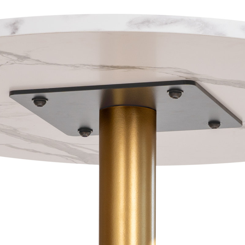 Arieonna Round Metal Base Dining Table