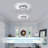 Tynayah Luxury Crystal Semi Flush Mount Ceiling Light