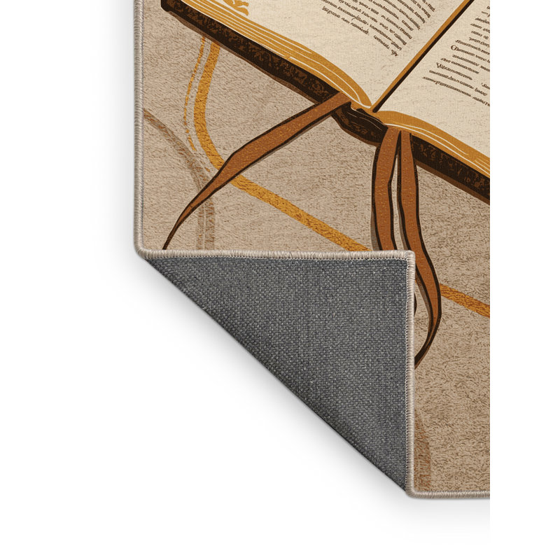 Tapis brun moelleux et moelleux Edgemont, 8 x 12