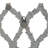 Wooden Cut-out Starburst Gray Wall Decor