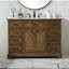 Ensemble de meuble-lavabo simple de 48 po Hermes-1185412590
