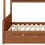 Lit superposé multifonctionnel avec tablettes de rangement, escalier, lit gigogne et lumière DEL-1901963270