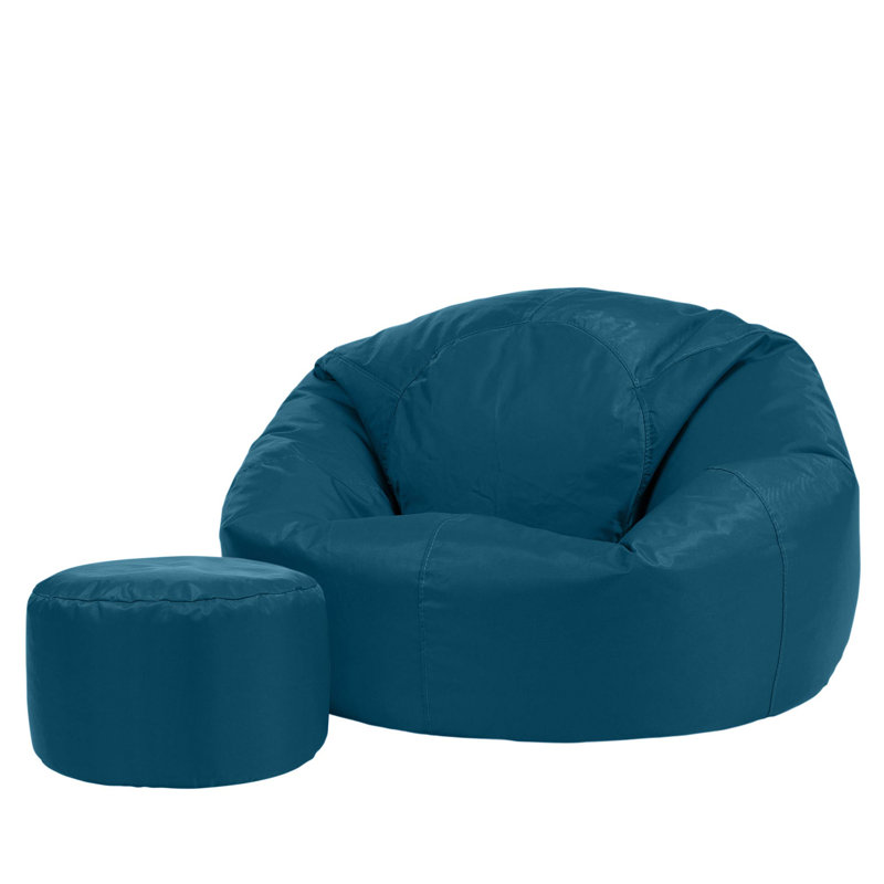 Bean Bag Lounger, Teal Green