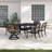 Harland 6 - Person Metal Patio Dining Set with Rectangular Table