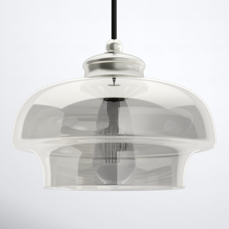 Averly 1 - Light Brushed Nickel Pendant