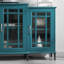 62 Inch Teal Blue TV Stand And Buffet Sideboard Cabinet | Gift Idea
