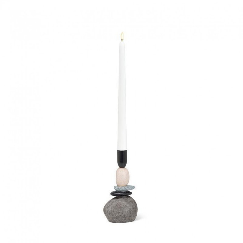 Porte-bougie Chakina, H 7,5 po x l 3,5 po x P 3,5 po