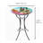 Liviana Outdoor Glass Hummingbird Birdbath