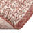 Archange Southwestern Machine Woven Polypropylene Indoor / Outdoor Area Rug in Rust Red-615698747