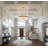 Transitional 18 Light Round Glass Rod Chandelier-48402963