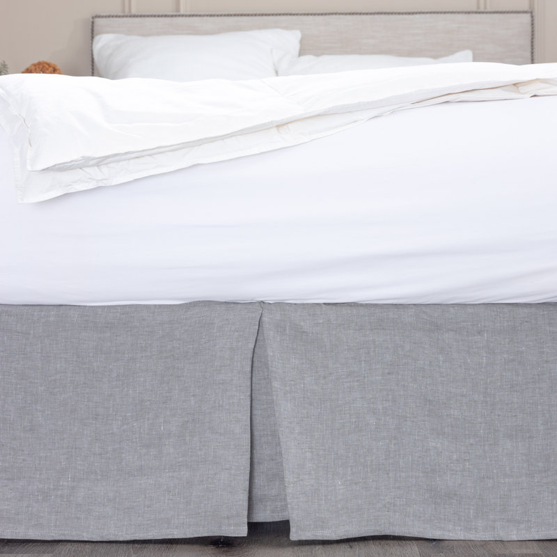 Doman Linen Tailored Bed Skirt, Twin
