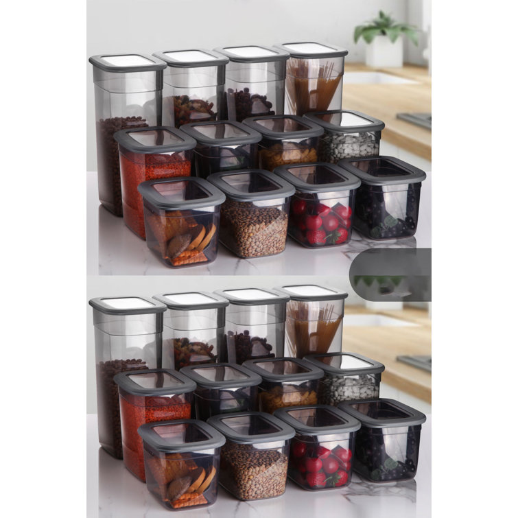 24 Piece Food Storage Organizer Set for Pantry