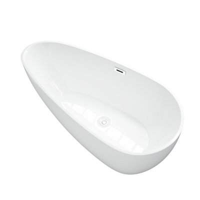 Freestanding Soaking Acrylic Bathtub A6020