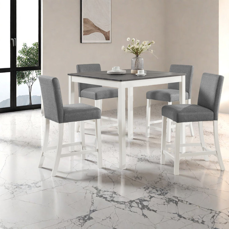 Ensembles de table de salle à manger modernes, peu encombrants, en bois et en bois aggloméré, parfaits pour la cuisine et la salle à manger